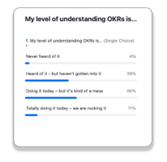 Understanding of OKRs