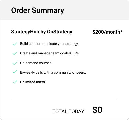 OnStrategy App