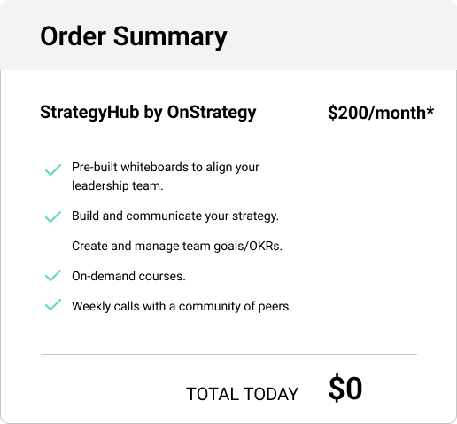 OnStrategy App