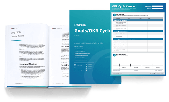 Goals and OKR Cycle