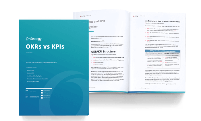 OKRs vs KPIs