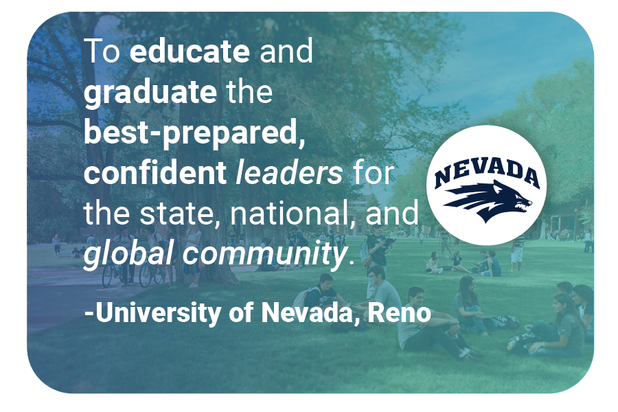 University of Nevada Vision Statement Example