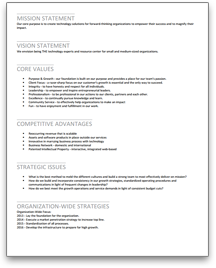 accounting strategic plan sample